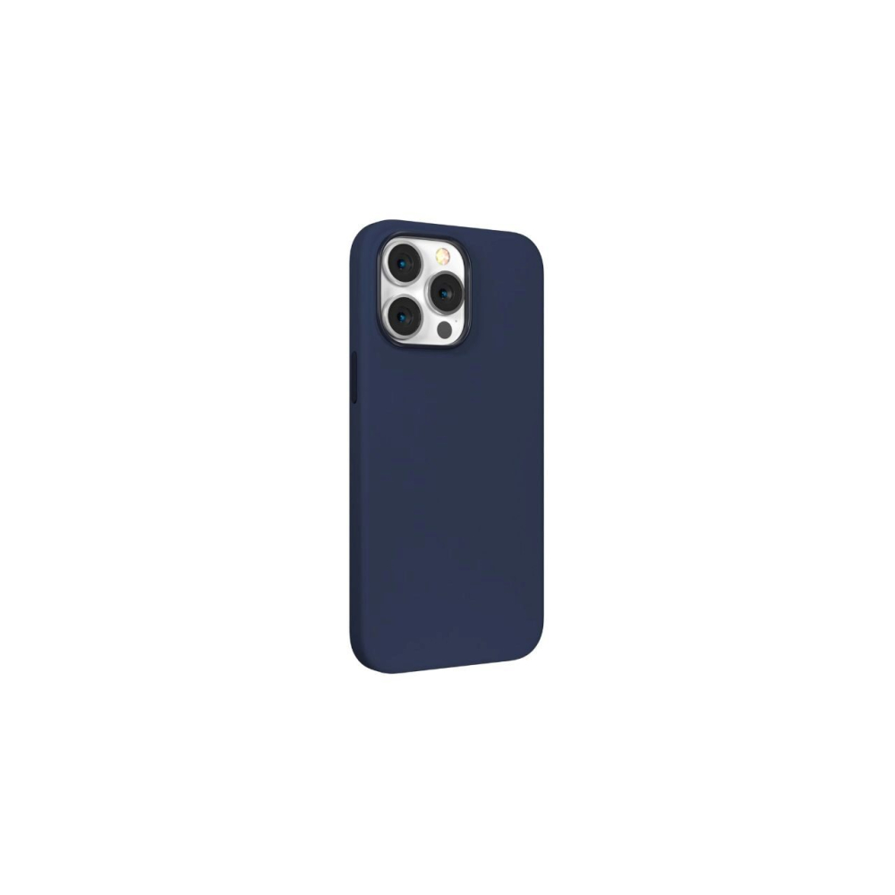 Husa iPhone 14 Pro Max Devia Nature Series Silicone Magnetic Navy Blue [2]