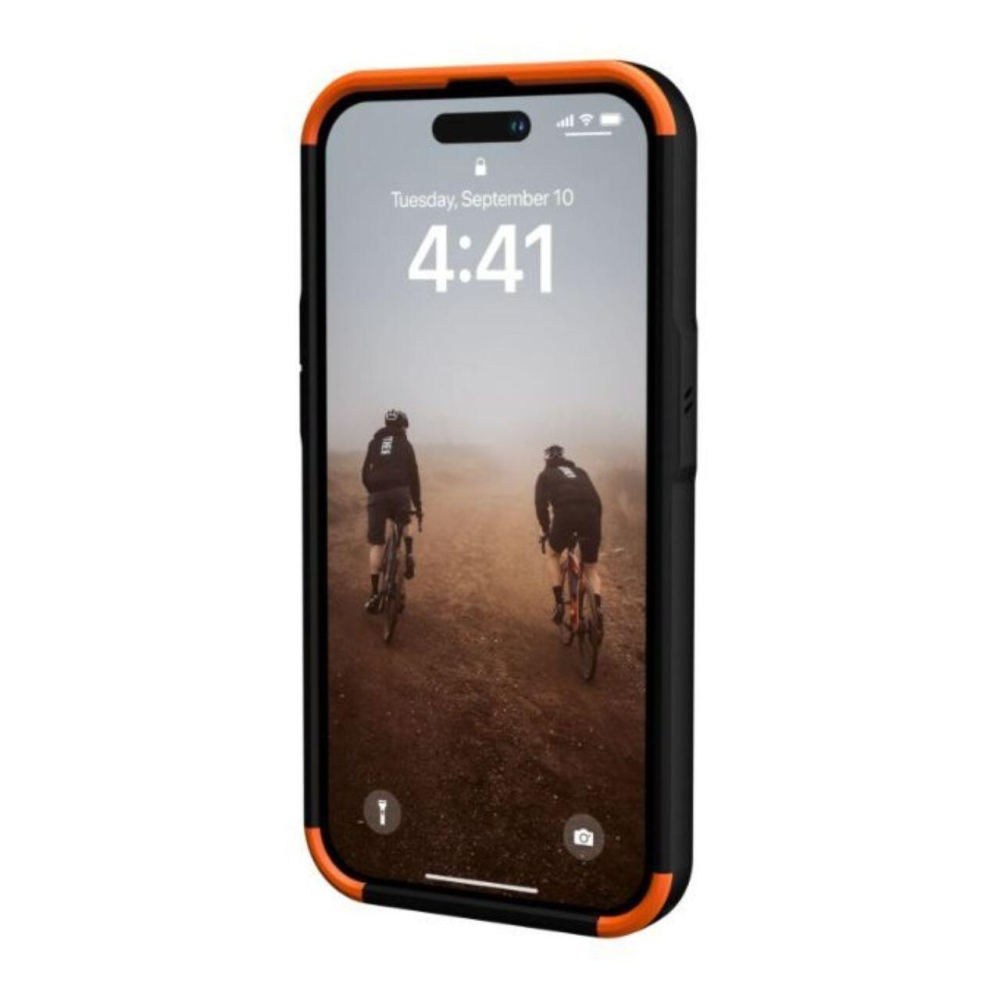 Husa iPhone 14 Pro Max UAG Civilian Series Black, military drop tested [4]