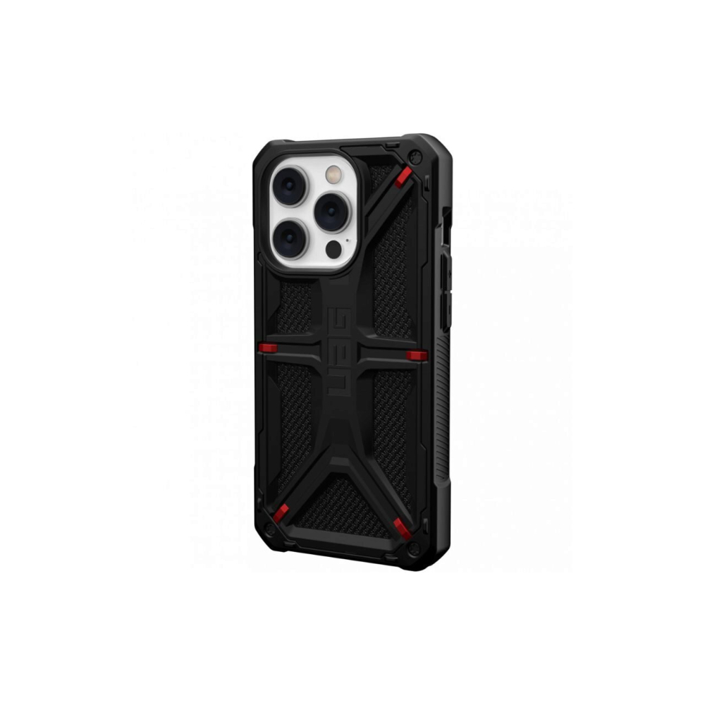 Husa iPhone 14 Pro UAG Monarch Series Kevlar Black, military drop tested [2]