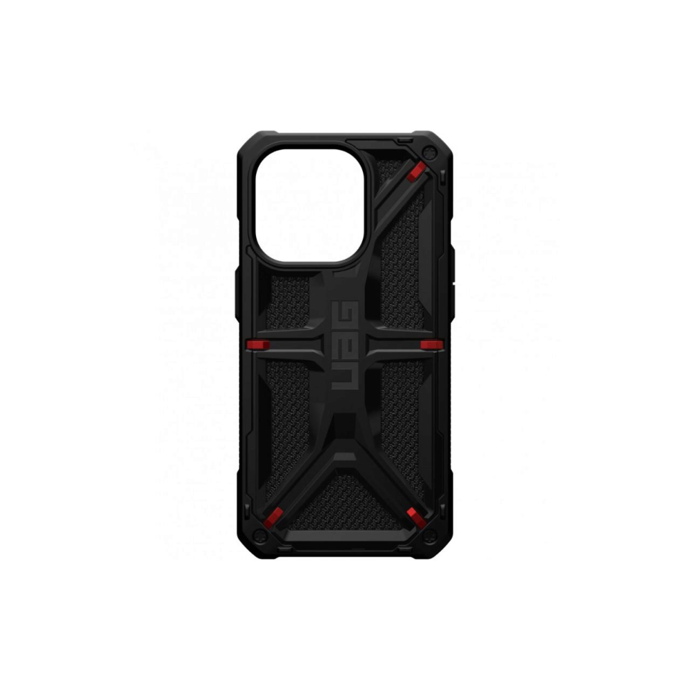 Husa iPhone 14 Pro UAG Monarch Series Kevlar Black, military drop tested [6]