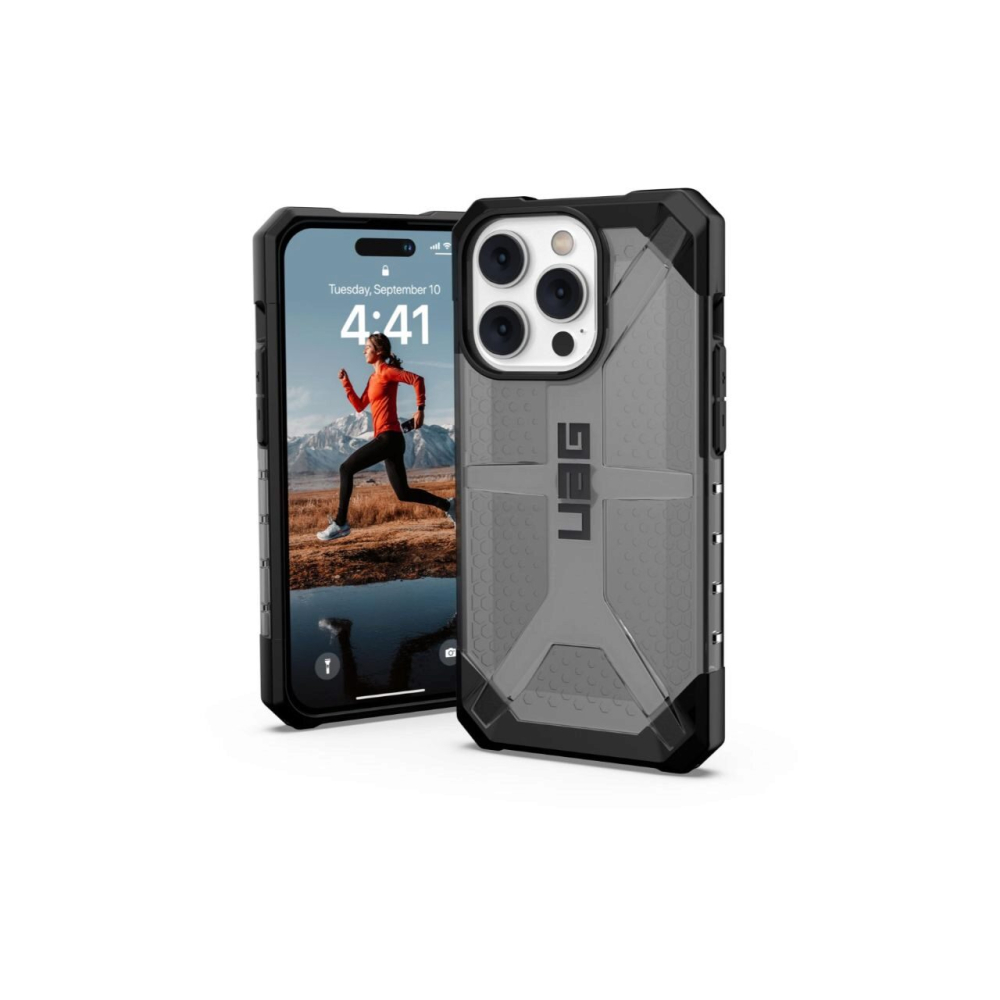 Husa iPhone 14 Pro UAG Plasma Series Ash, military drop tested [7]