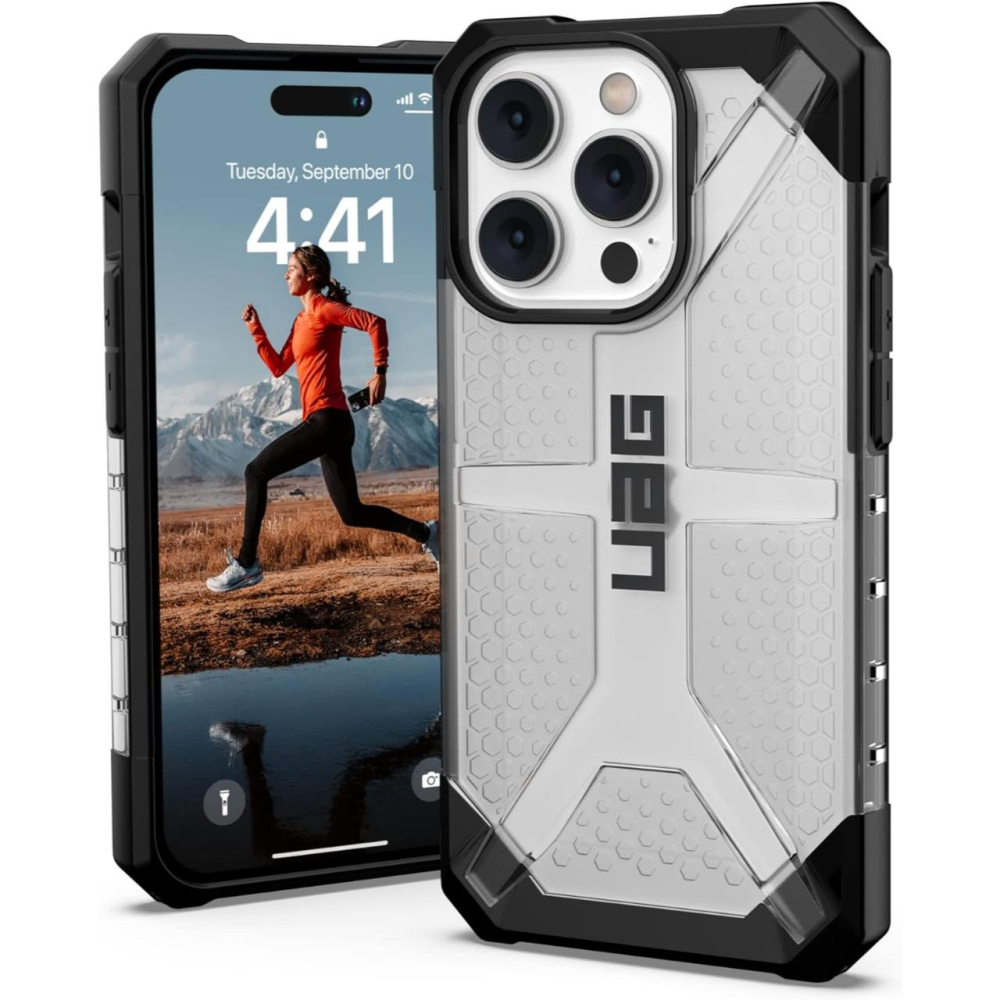 Husa iPhone 14 Pro UAG Plasma Series Ice, military drop tested [9]