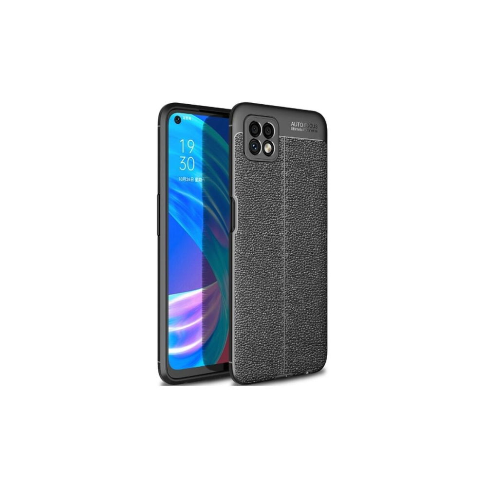 Husa Oppo A72 5G Lemontti Litchi Black [3]
