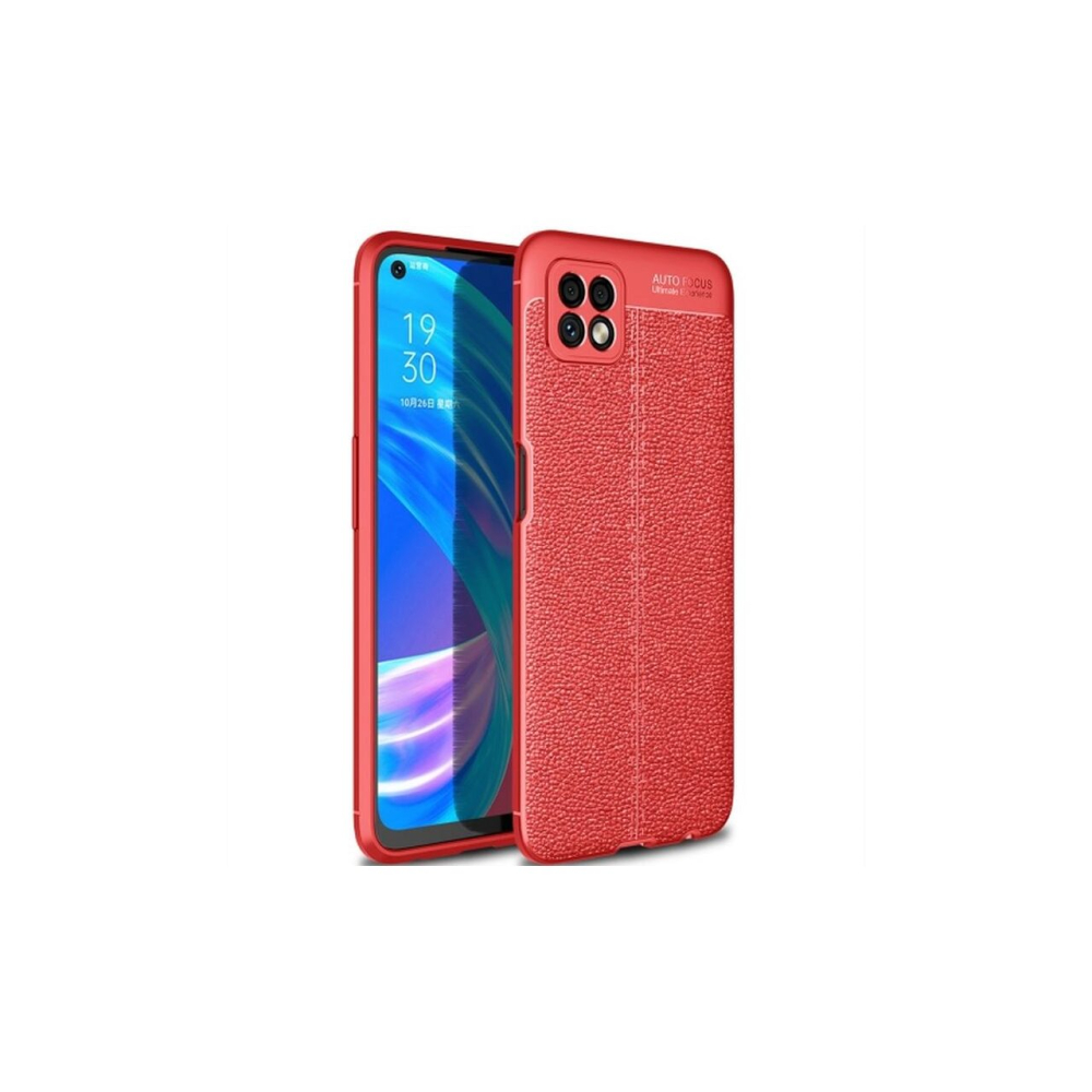 Husa Oppo A72 5G Lemontti Litchi Red [3]