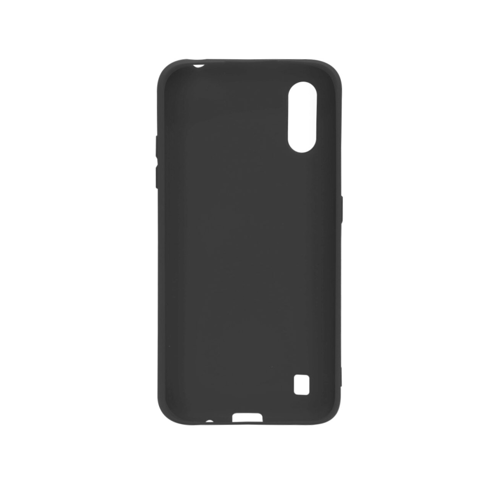 Husa Samsung Galaxy A01 Lemontti Silicon Silky Negru [2]