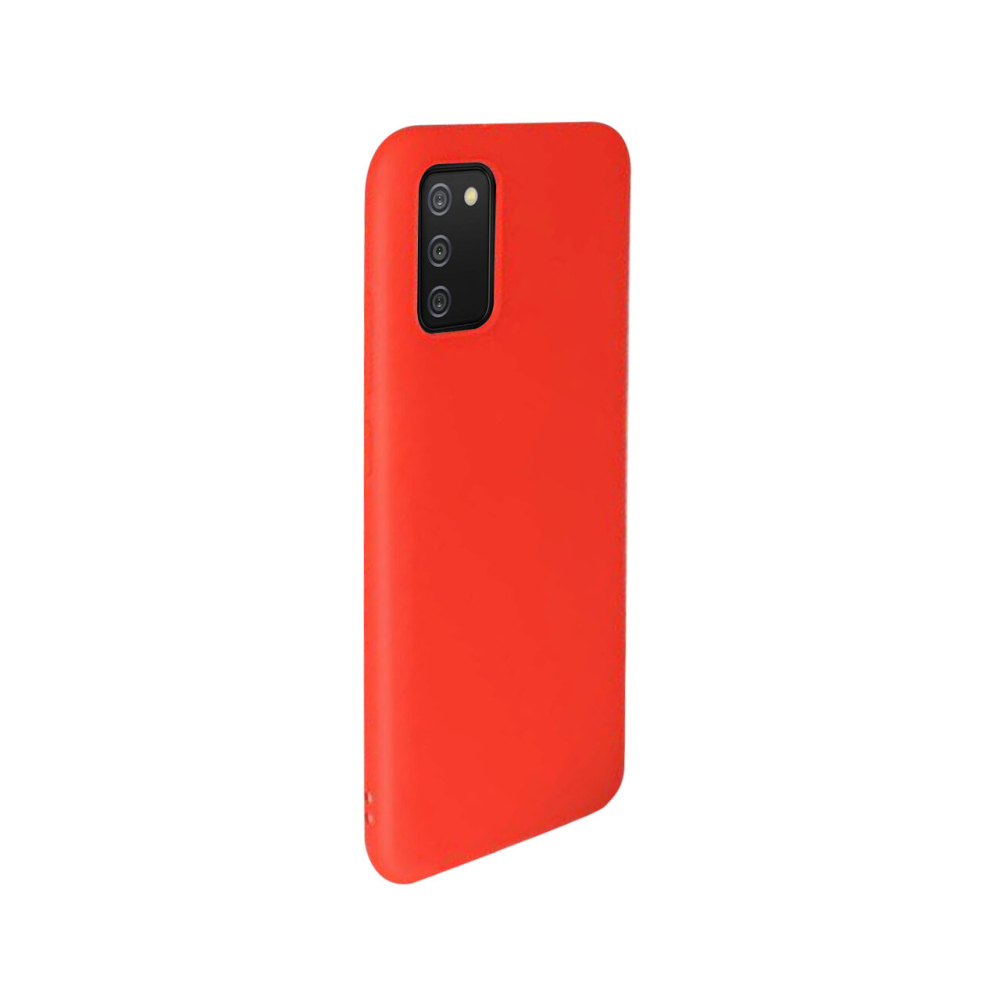 Husa Samsung Galaxy A02s Lemontti Silicon Silky Rosu [4]