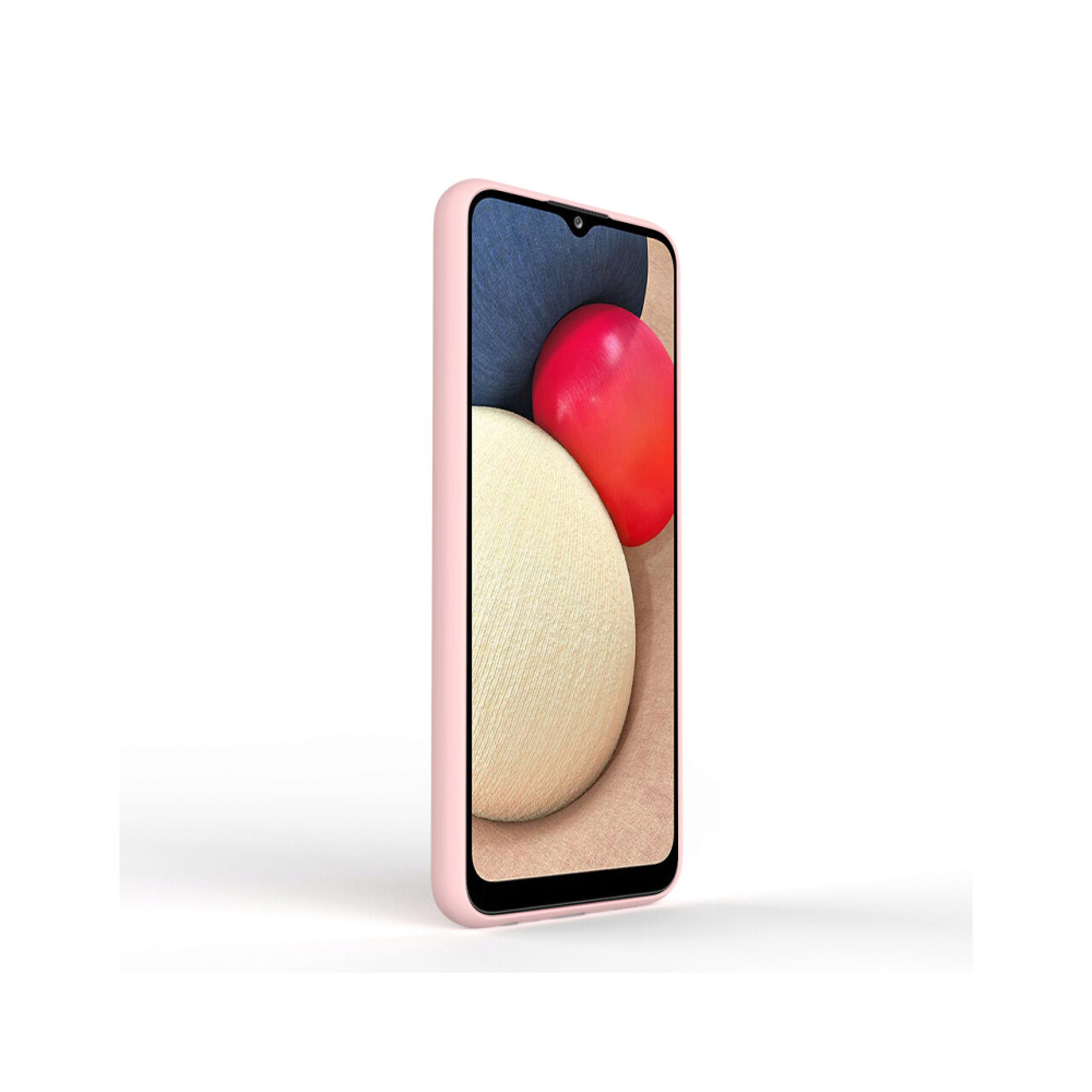 Husa Samsung Galaxy A02s Lemontti Silicon Soft Slim Pink Sand [2]