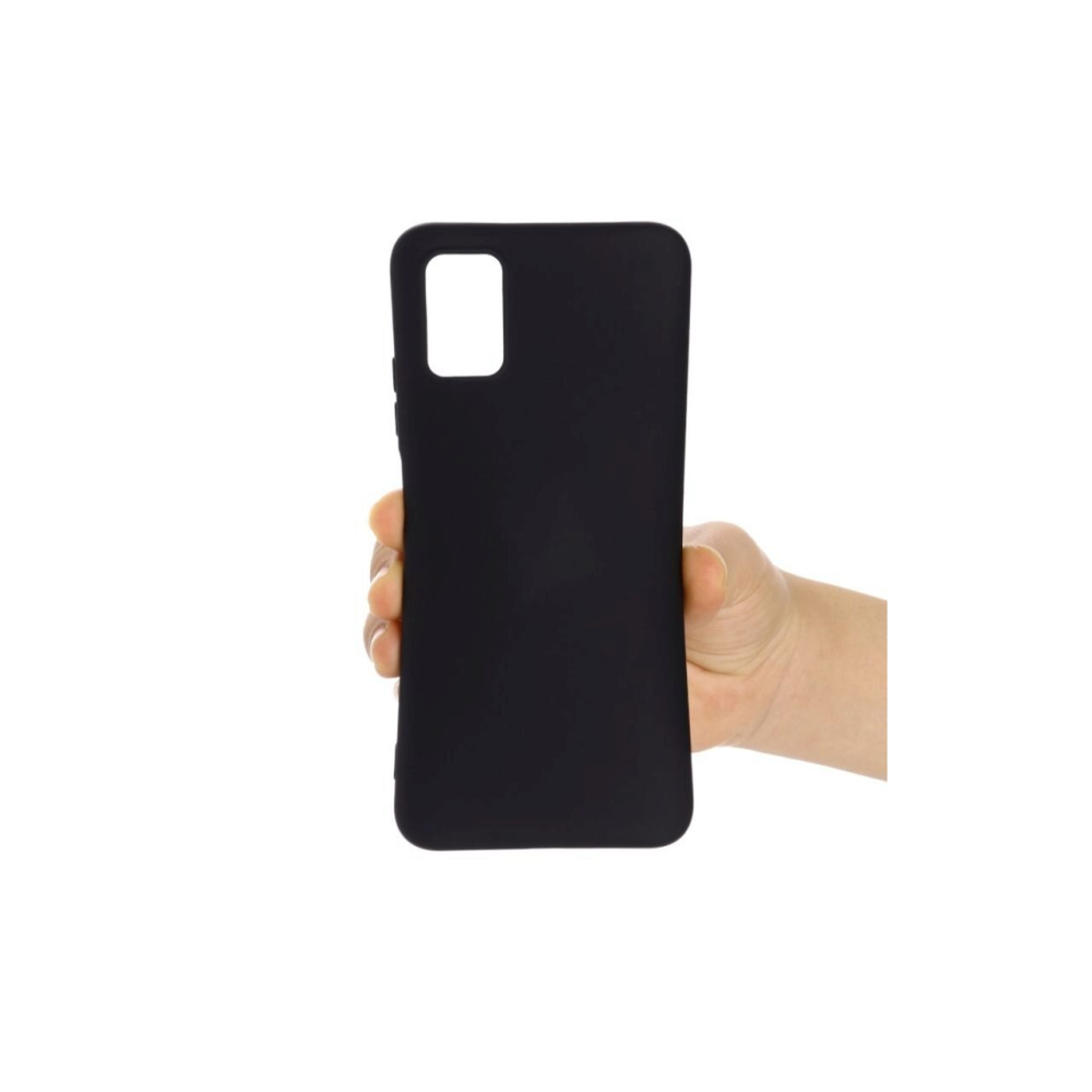 Husa Samsung Galaxy A03s Lemontti Silicon Silky Negru [3]