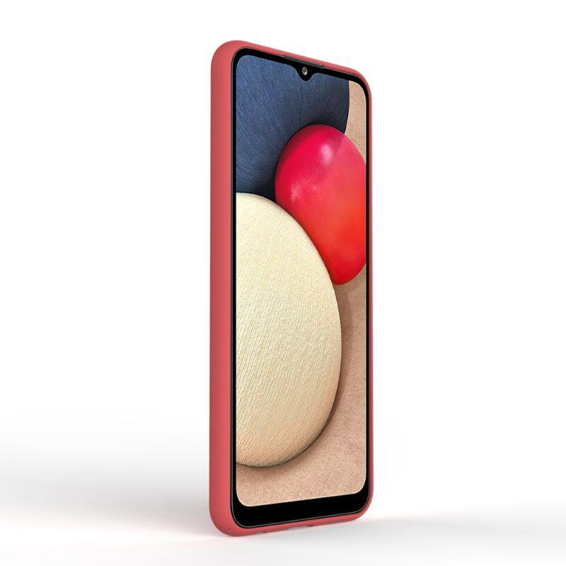 Husa Samsung Galaxy A03s Lemontti Silicon Soft Slim Santa Red [2]