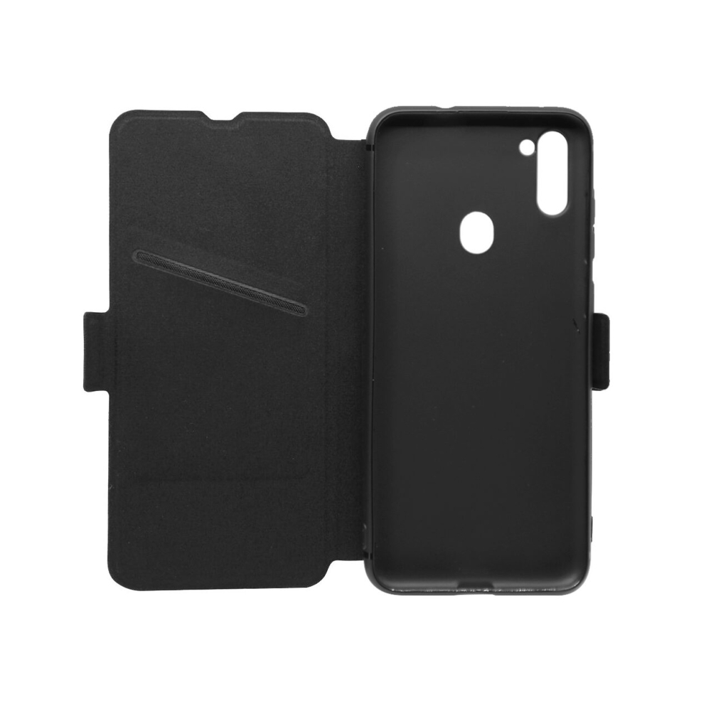 Husa Samsung Galaxy A11 Lemontti Book Elegant Negru [4]