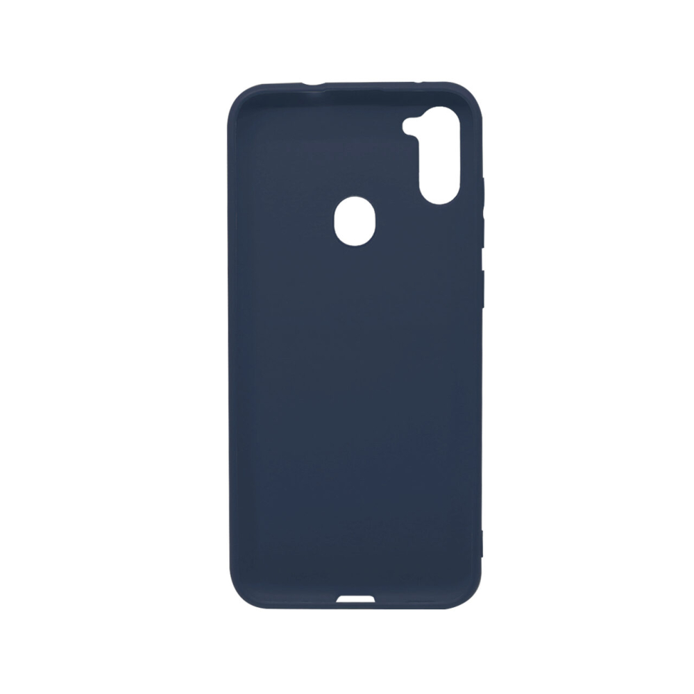 Husa Samsung Galaxy A11 Lemontti Silicon Silky Albastru Inchis [3]
