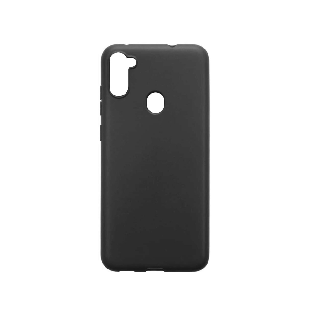 Husa Samsung Galaxy A11 Lemontti Silicon Silky Negru [5]