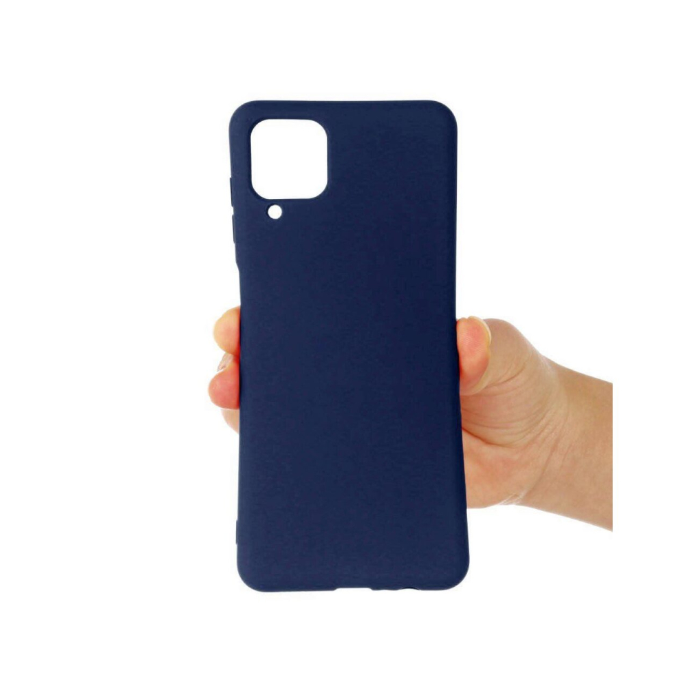 Husa Samsung Galaxy A12 Lemontti Silicon Silky Navy [3]