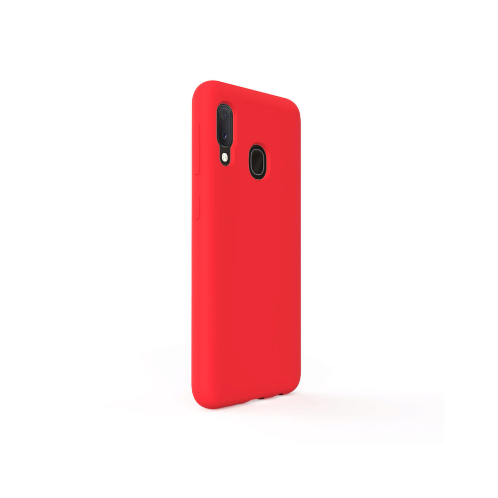 Husa Samsung Galaxy A20e Lemontti Liquid Silicon Red [5]