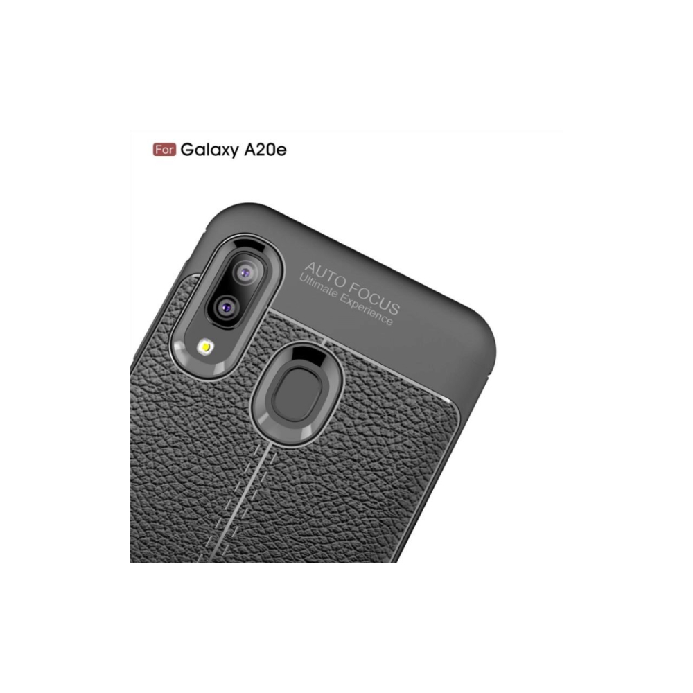 Husa Samsung Galaxy A20e Lemontti Litchi Black [2]