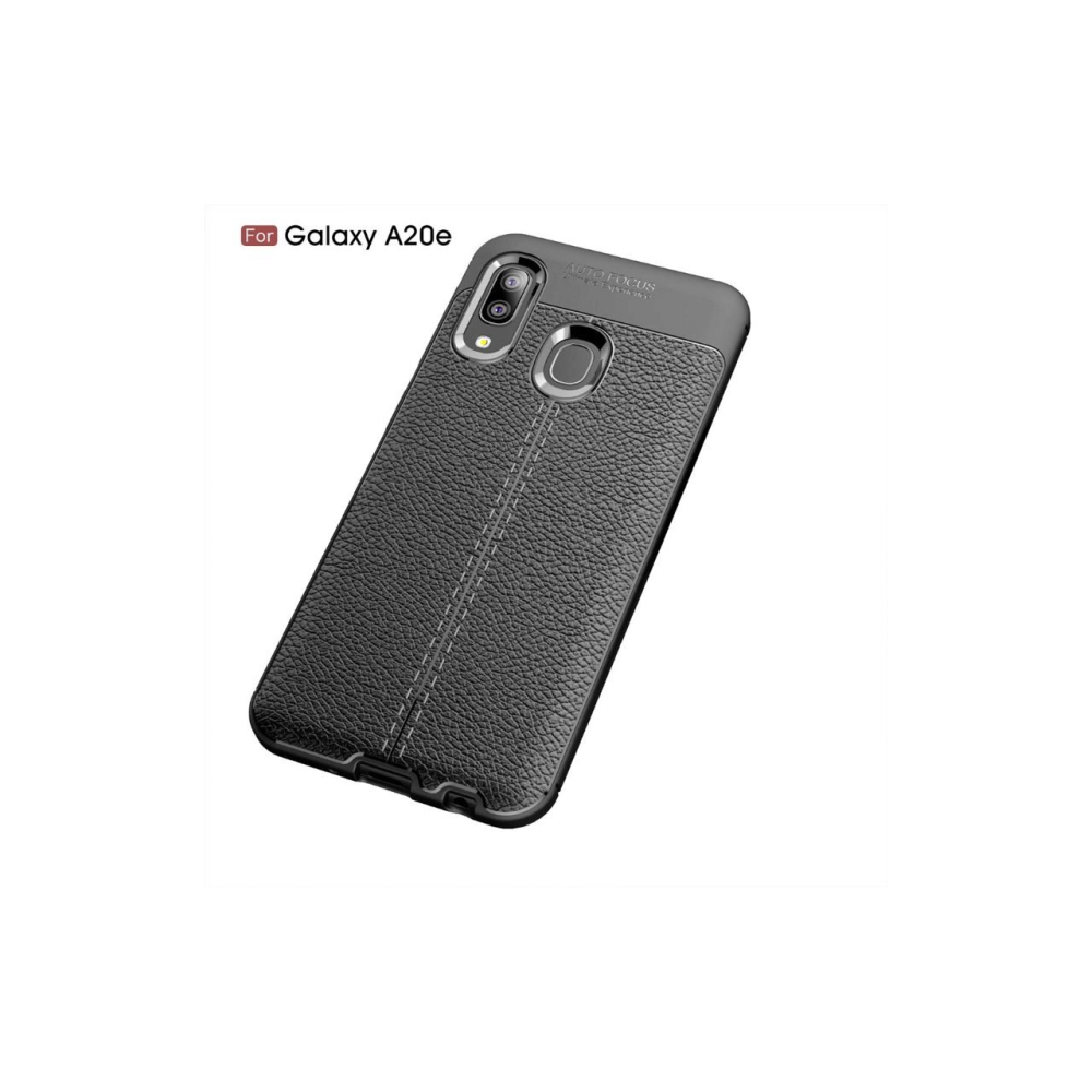 Husa Samsung Galaxy A20e Lemontti Litchi Black [4]