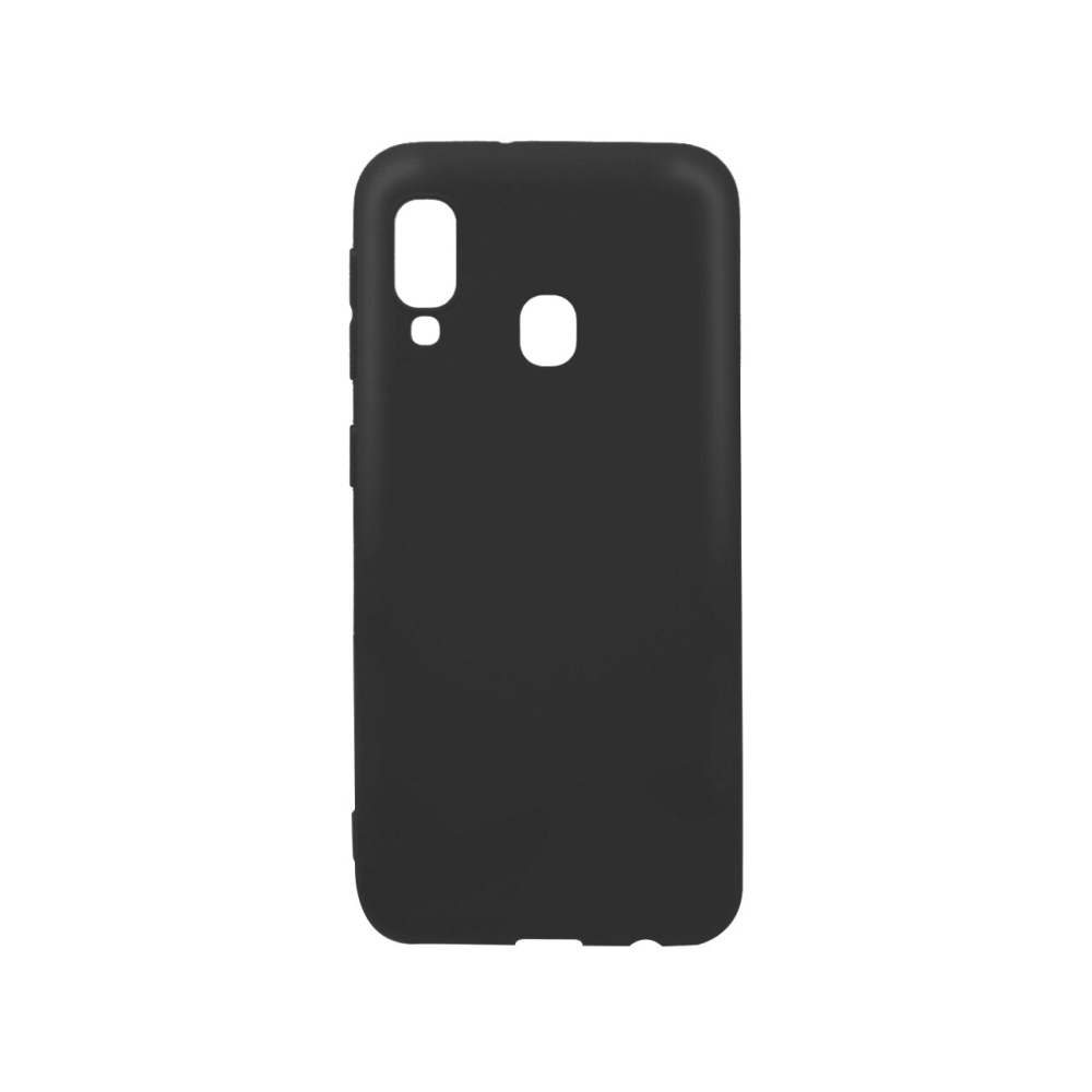 Husa Samsung Galaxy A20e Lemontti Silicon Silky Negru [4]