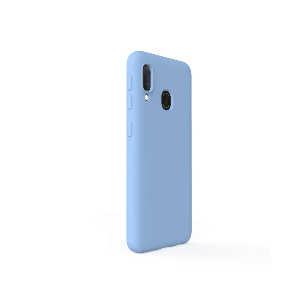 Husa Samsung Galaxy A20e Lemontti Silicon Soft Slim Light Blue [5]