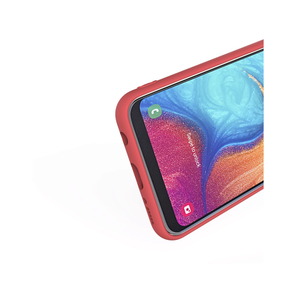 Husa Samsung Galaxy A20e Lemontti Silicon Soft Slim Santa Red [3]