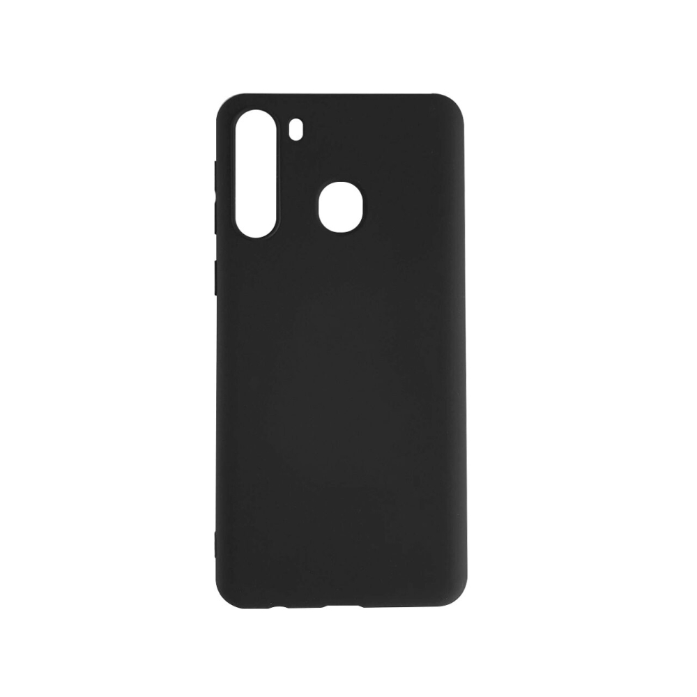 Husa Samsung Galaxy A21 Lemontti Silicon Silky Negru [4]