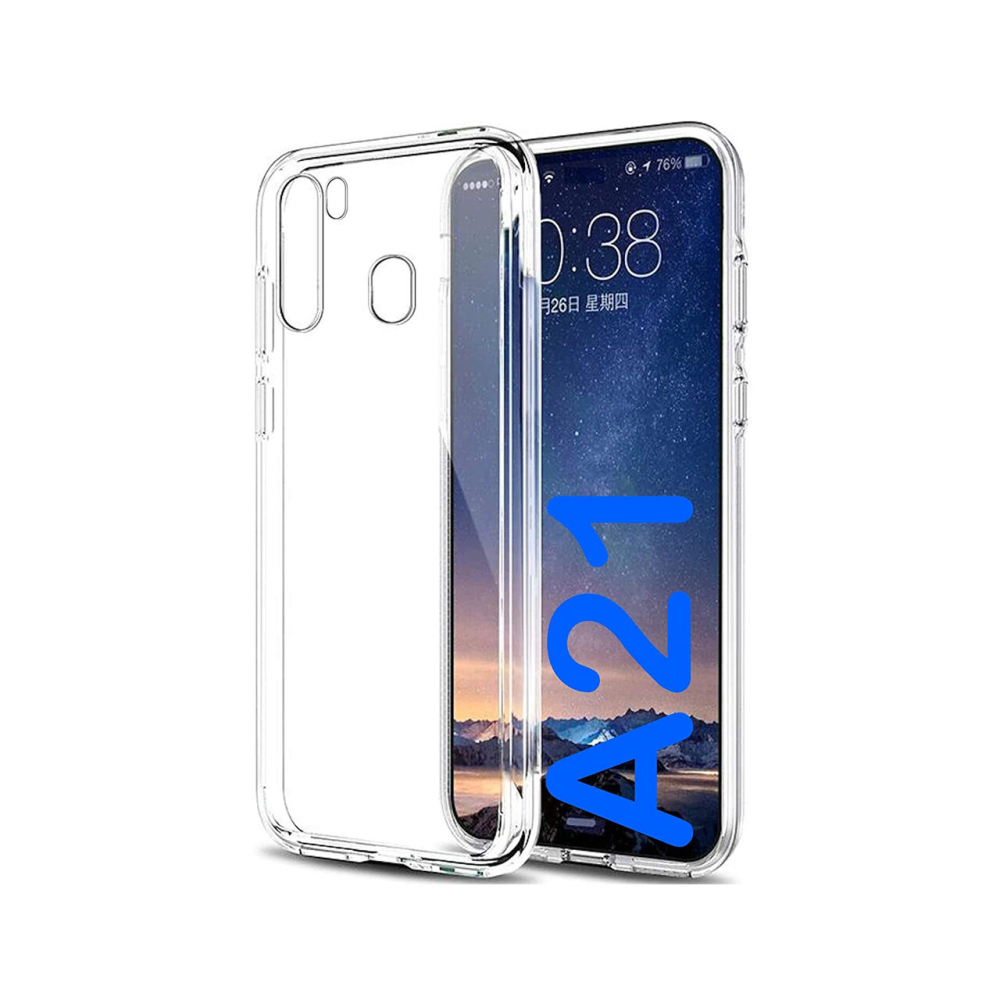 Husa Samsung Galaxy A21 Lemontti Silicon Transparent [2]