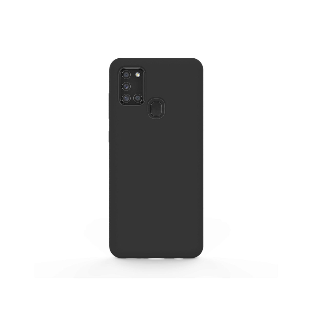 Husa Samsung Galaxy A21s Lemontti Liquid Silicon Black [3]