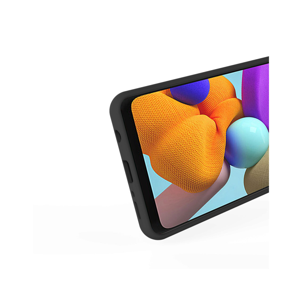 Husa Samsung Galaxy A21s Lemontti Liquid Silicon Black [2]