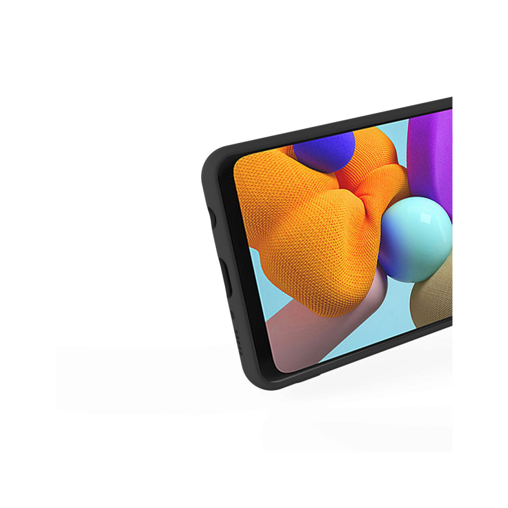 Husa Samsung Galaxy A21s Lemontti Silicon Soft Slim Black [2]