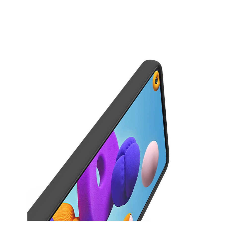Husa Samsung Galaxy A21s Lemontti Silicon Soft Slim Black [3]