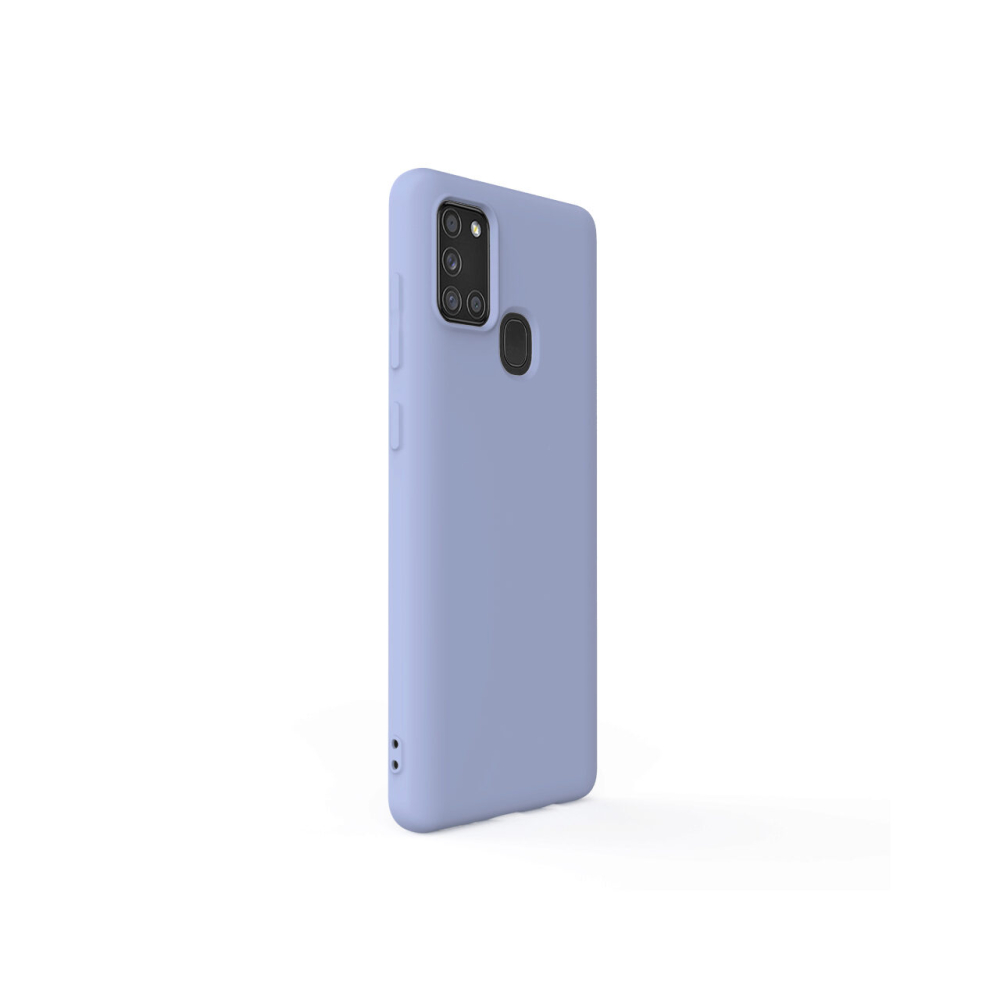 Husa Samsung Galaxy A21s Lemontti Silicon Soft Slim Lavender Gray [5]
