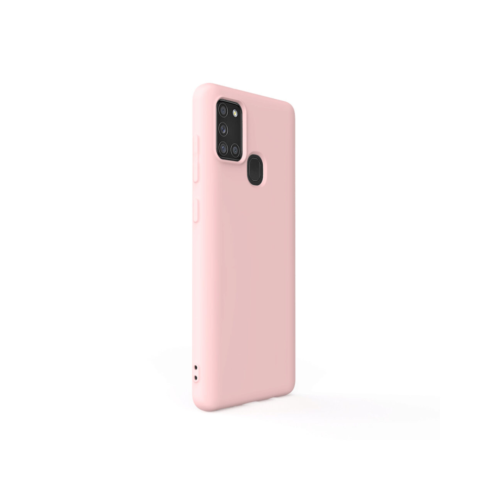 Husa Samsung Galaxy A21s Lemontti Silicon Soft Slim Pink Sand [5]