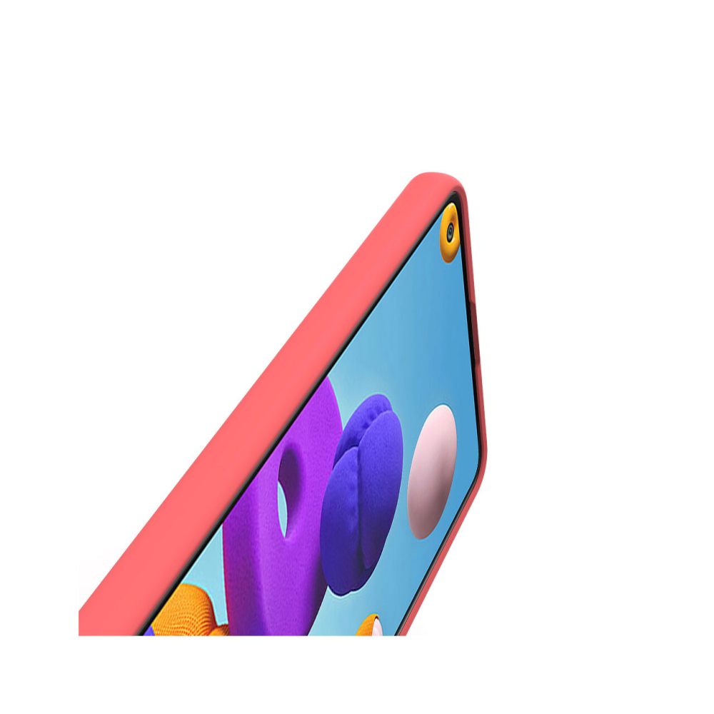 Husa Samsung Galaxy A21s Lemontti Silicon Soft Slim Santa Red [3]