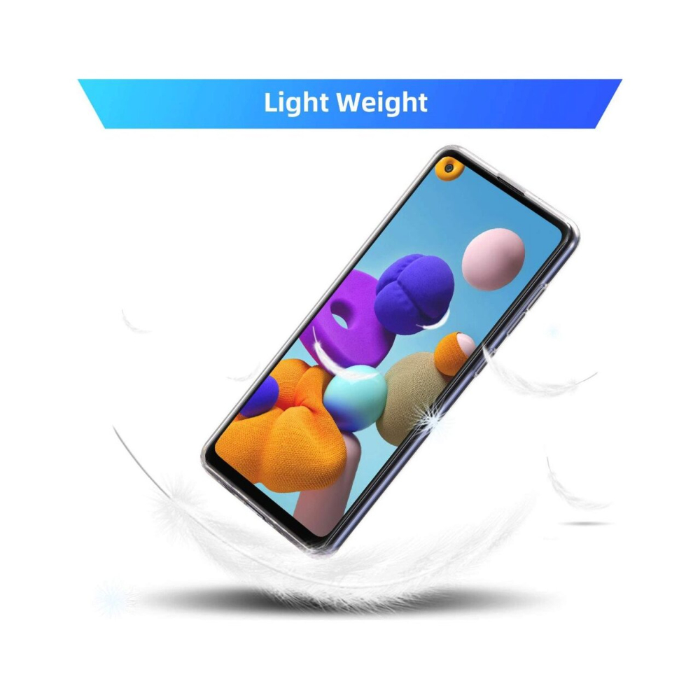Husa Samsung Galaxy A21s Lemontti Silicon Transparent [2]
