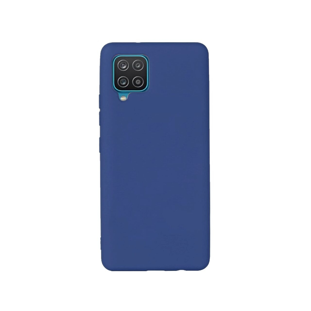 Husa Samsung Galaxy A22 4G Lemontti Silicon Silky Albastru Inchis [3]
