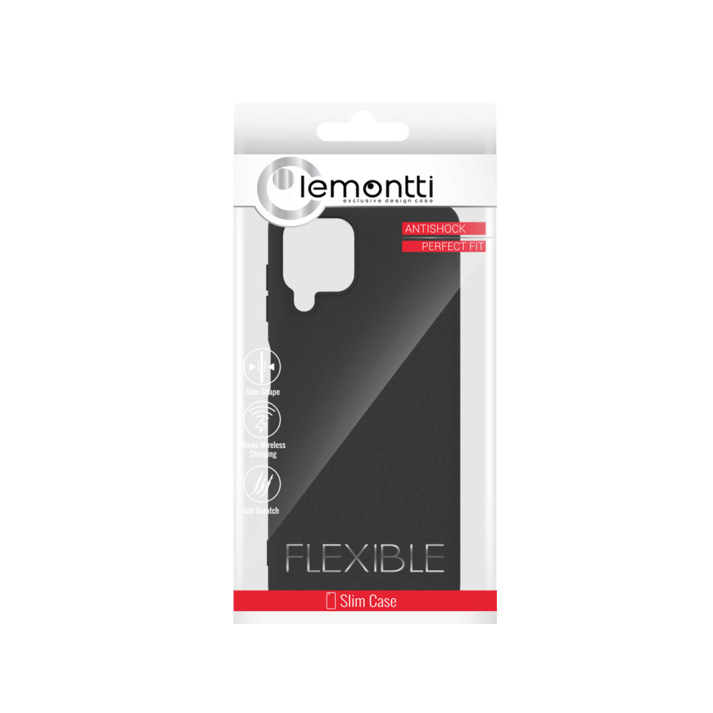 Husa Samsung Galaxy A22 4G Lemontti Silicon Silky Negru [4]