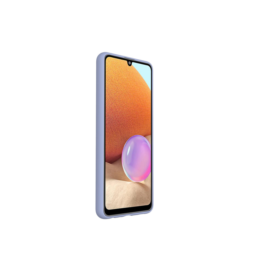 Husa Samsung Galaxy A32 4G Lemontti Silicon Soft Slim Lavender Gray [2]