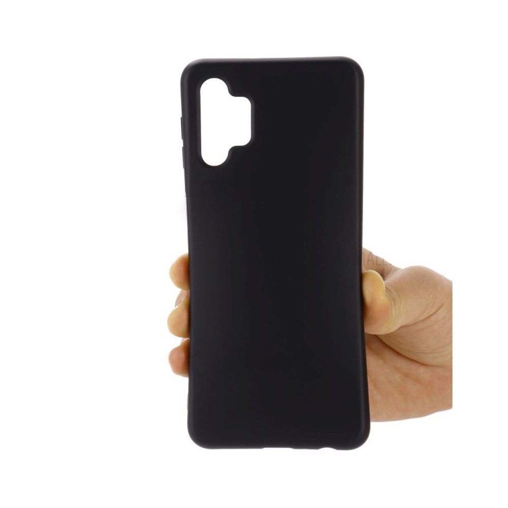 Husa Samsung Galaxy A32 5G Lemontti Silicon Silky Negru [3]