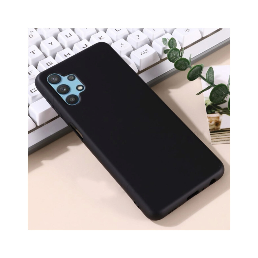 Husa Samsung Galaxy A32 5G Lemontti Silicon Silky Negru [2]
