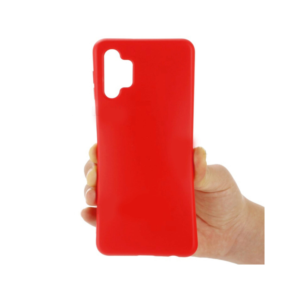 Husa Samsung Galaxy A32 5G Lemontti Silicon Silky Rosu [7]