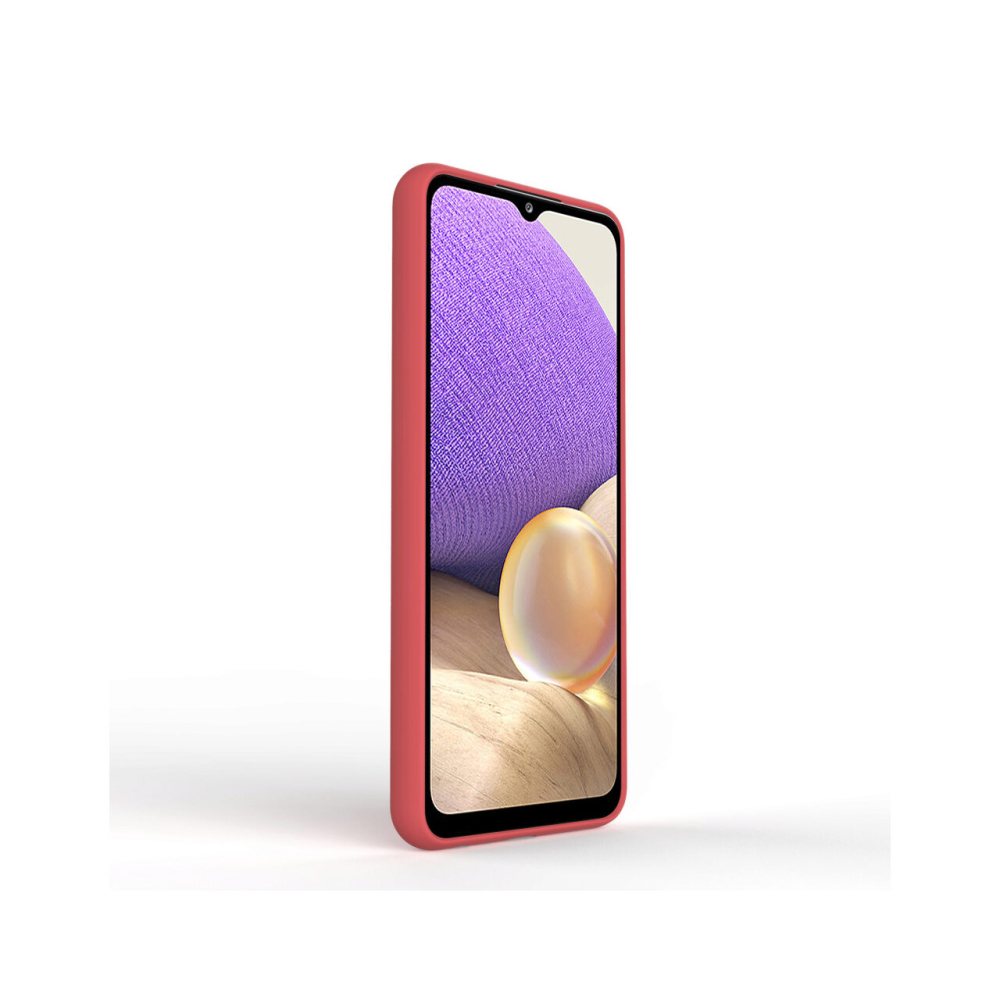 Husa Samsung Galaxy A32 5G Lemontti Silicon Soft Slim Santa Red [2]