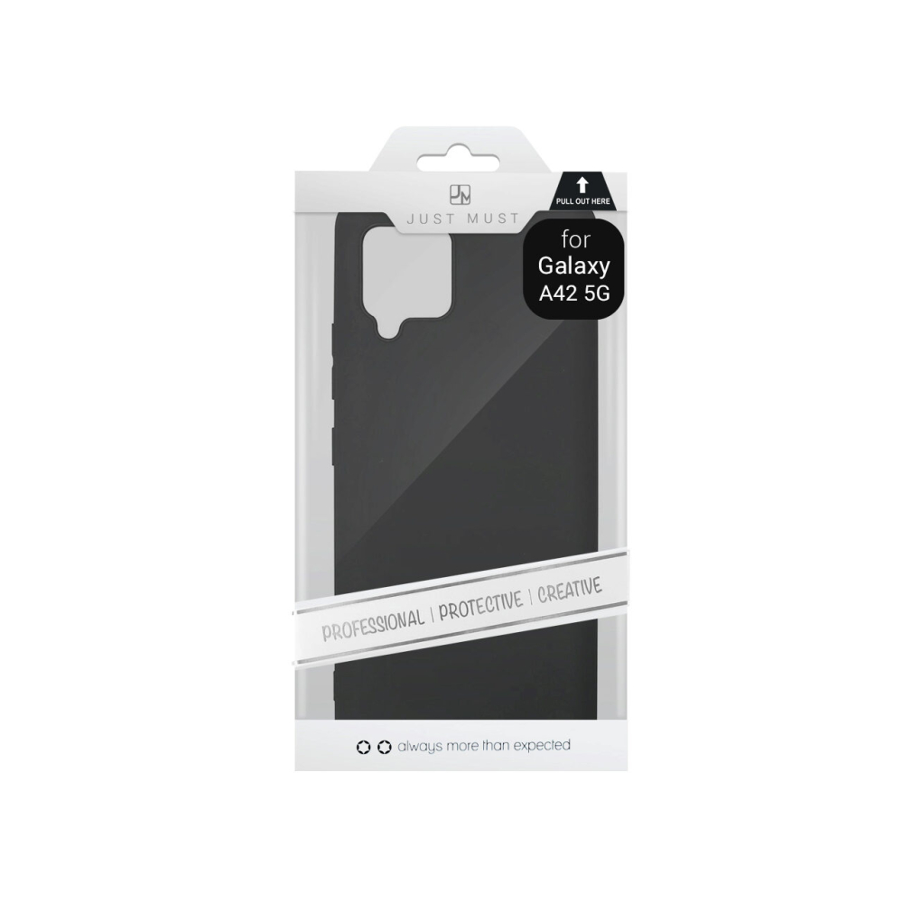 Husa Samsung Galaxy A42 5G Just Must Silicon Candy Black [4]
