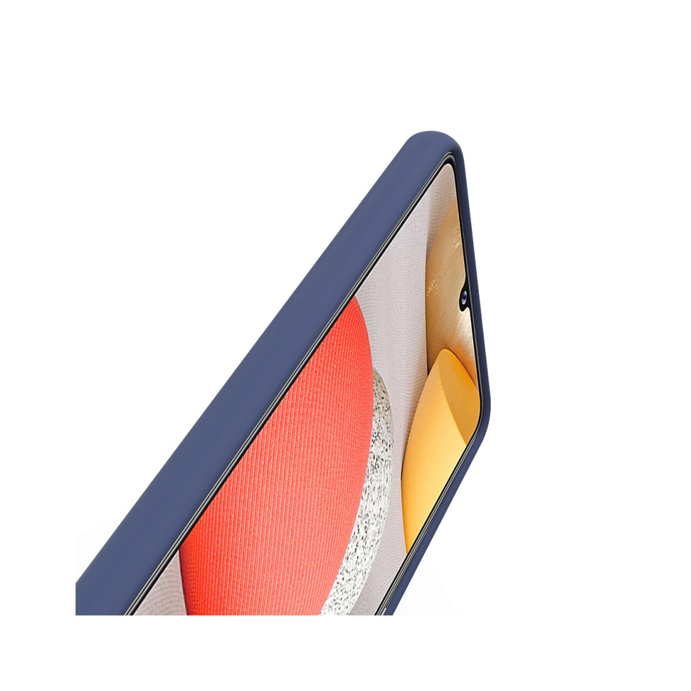 Husa Samsung Galaxy A42 5G Lemontti Liquid Silicon Dark Blue [2]