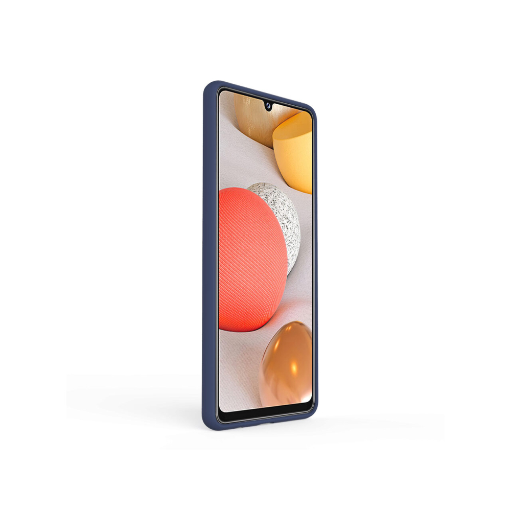 Husa Samsung Galaxy A42 5G Lemontti Liquid Silicon Dark Blue [4]