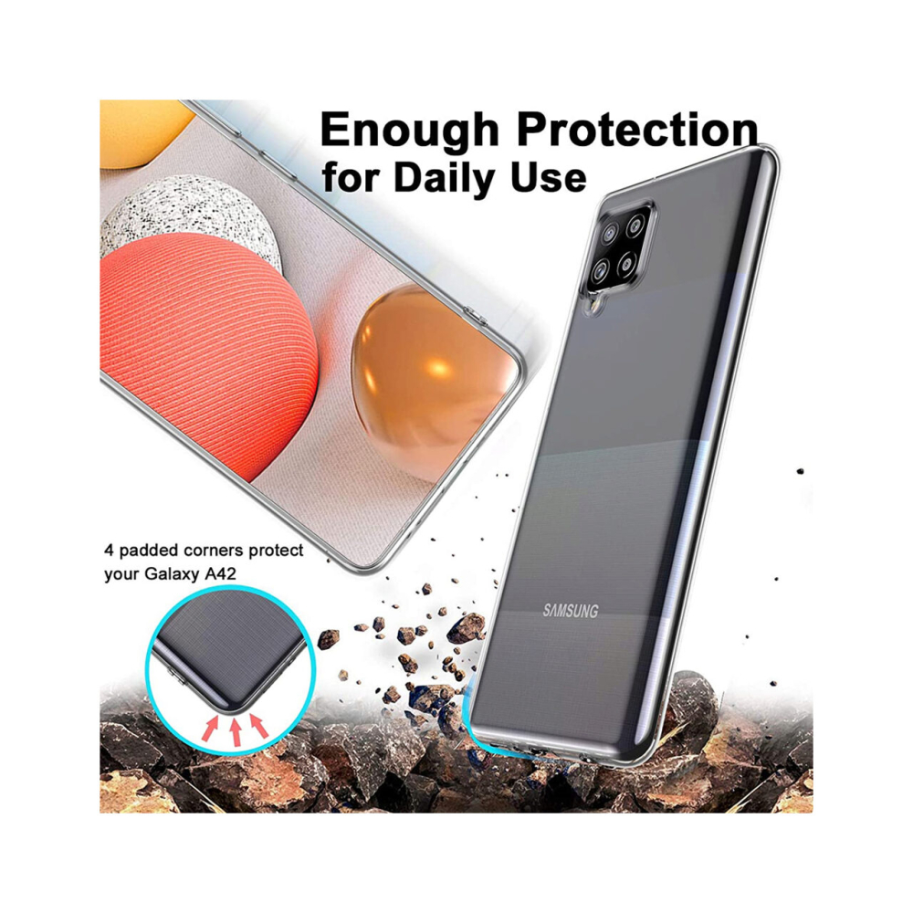 Husa Samsung Galaxy A42 5G Lemontti Silicon Transparent [2]
