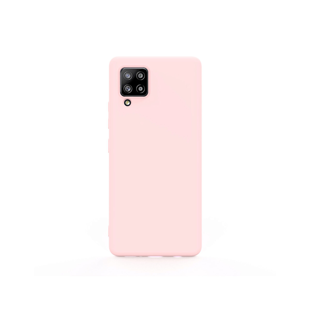 Husa Samsung Galaxy A42 Lemontti Silicon Soft Slim Pink Sand [4]
