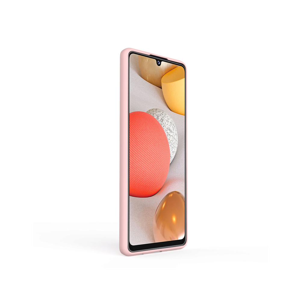 Husa Samsung Galaxy A42 Lemontti Silicon Soft Slim Pink Sand [3]