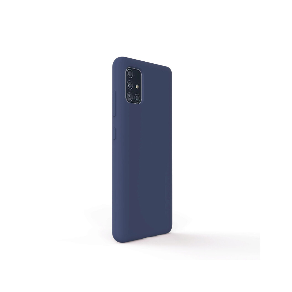 Husa Samsung Galaxy A51 4G Lemontti Liquid Silicon Dark Blue [5]