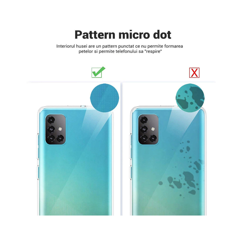 Husa Samsung Galaxy A71 Lemontti Silicon Transparent [4]