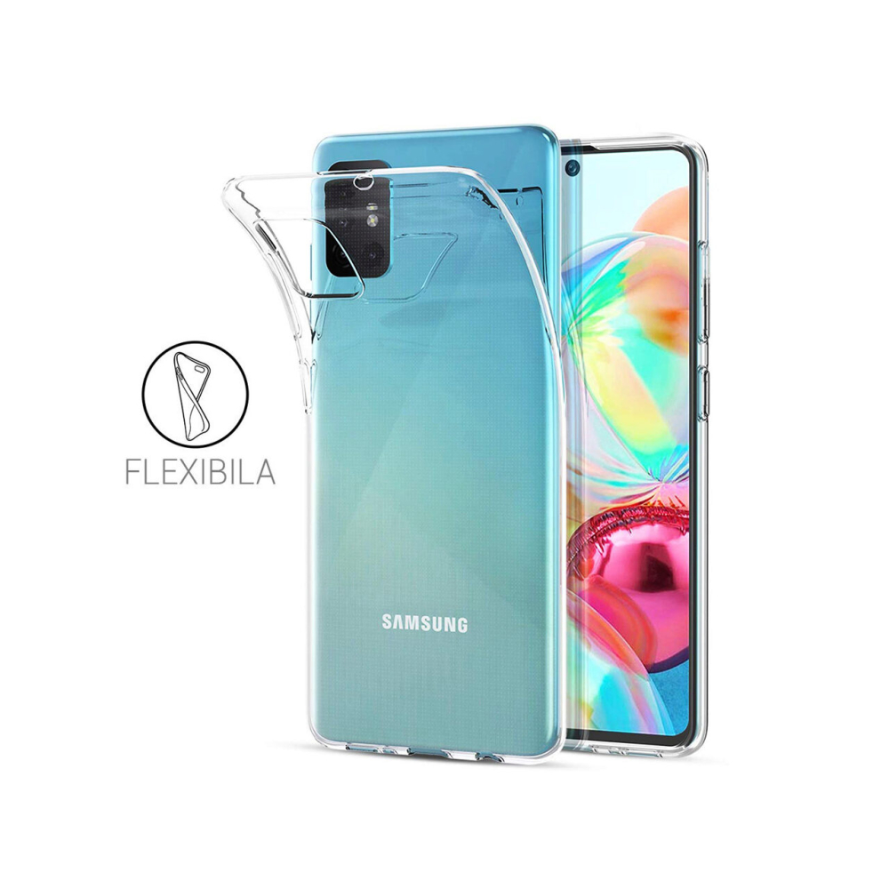 Husa Samsung Galaxy A71 Lemontti Silicon Transparent [2]