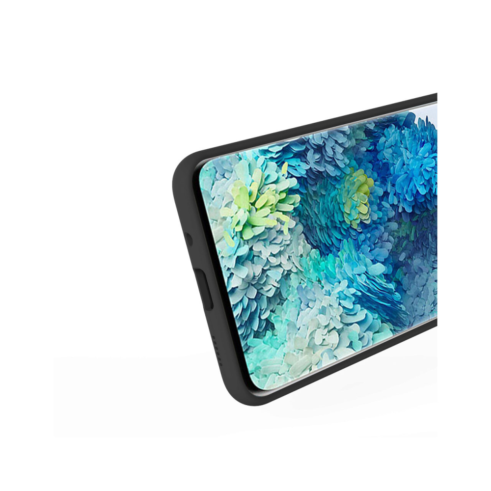 Husa Samsung Galaxy S20 Lemontti Liquid Silicon Black [2]